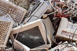 Secure Electronic Waste & Paper Shredding Drive on Danforth Campus