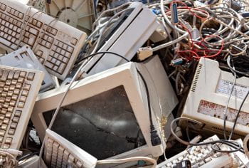 Photo of electronic waste