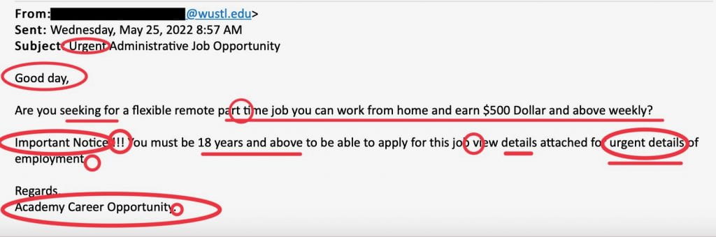 Scam of the Month: Urgent Administrative Job Opportunity