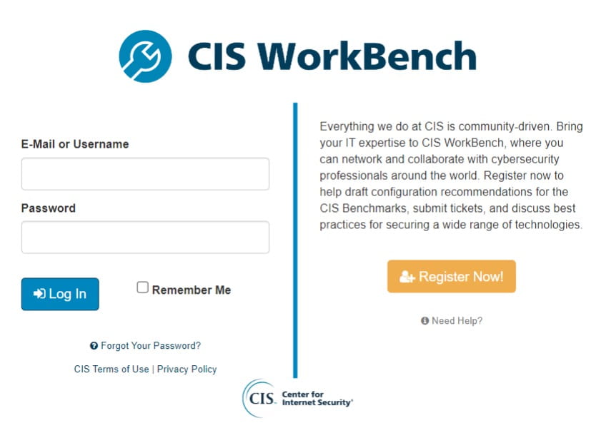 CIS Workbench Guidance Image