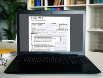 Form W-2 Wage and Tax Statement phrase on the page.
